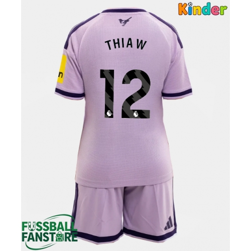 Newcastle United Malick Thiaw #12 Replik 3rd trikot Kinder 2026-27 Kurzarm (+ Kurze Hosen)